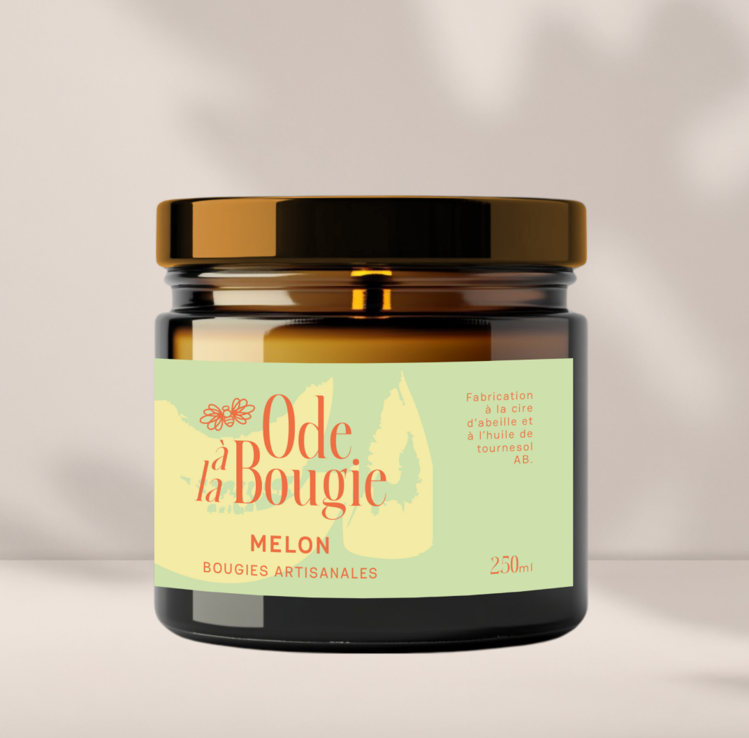 Bougie parfumée au Melon