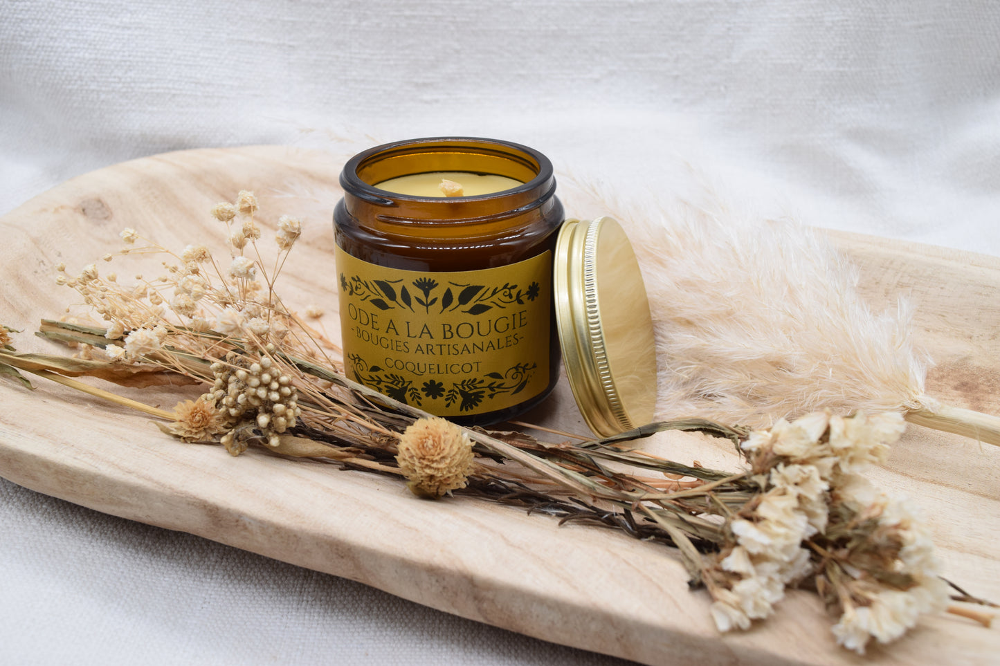 Bougie parfumée au Coquelicot