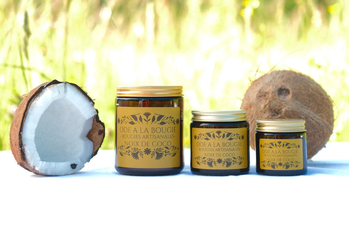 Bougie parfumée à la Noix de Coco