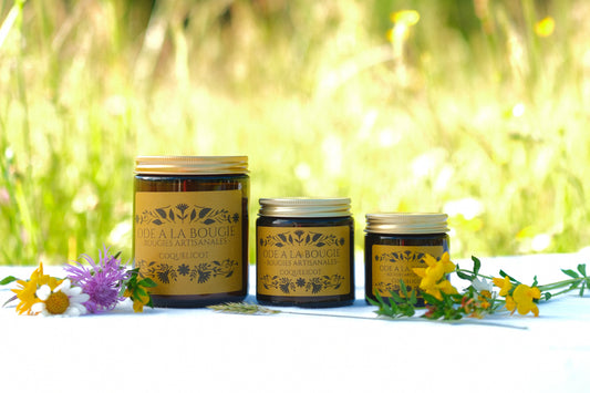 Bougie parfumée au Coquelicot