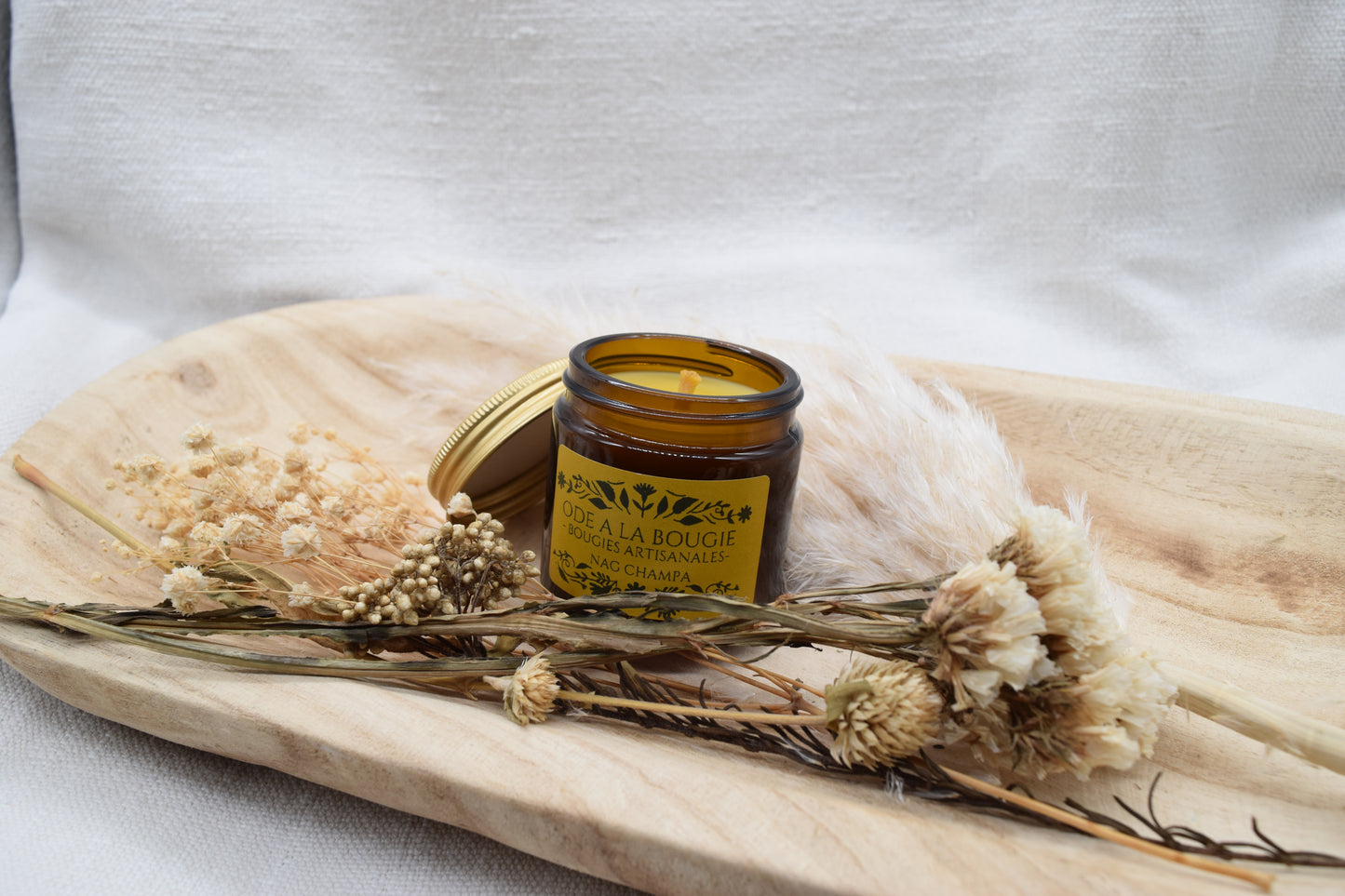 Bougie parfumée au Nag Champa