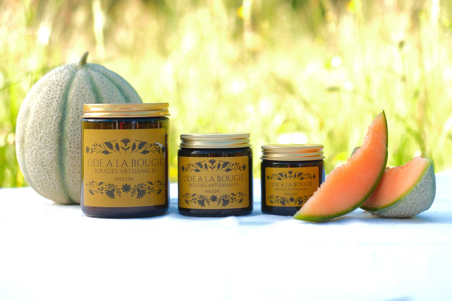Bougie parfumée au Melon