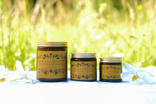 Bougie parfumée à la Vanille